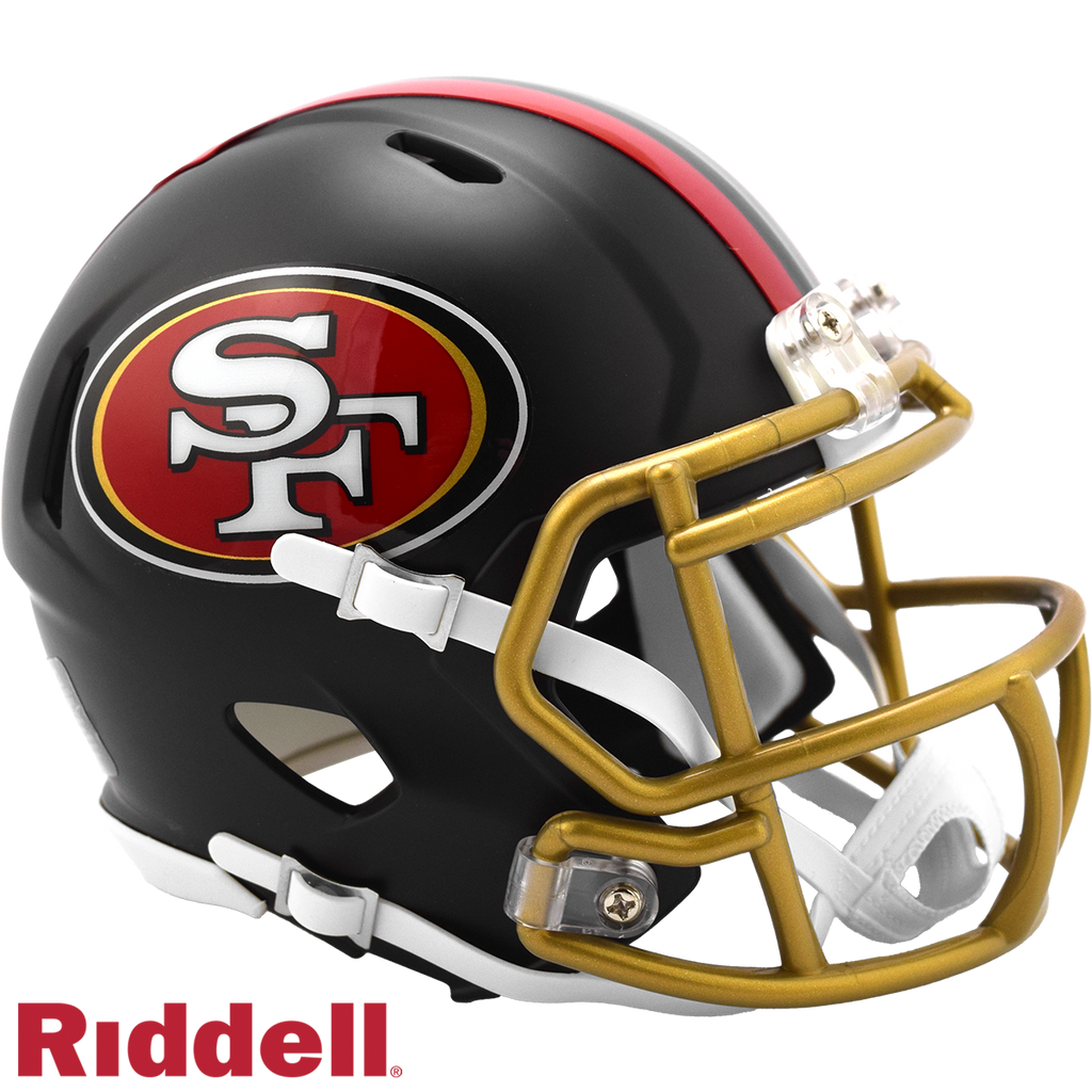 San Francisco 49ers Helmet Riddell Replica Mini Speed Style Rivalry Alternate 2025 Periodic Restock
