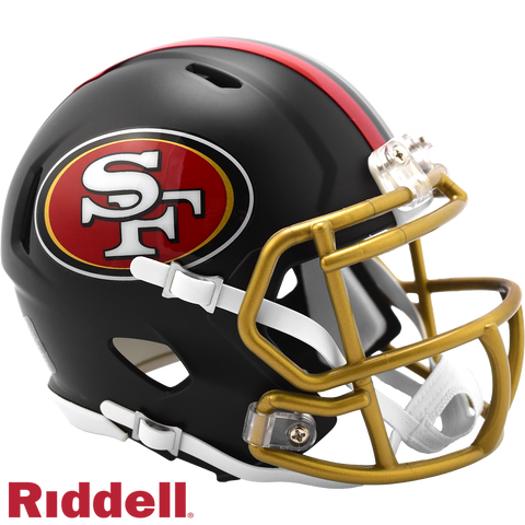 San Francisco 49ers Helmet Riddell Replica Mini Speed Style Rivalry Alternate 2025 Periodic Restock