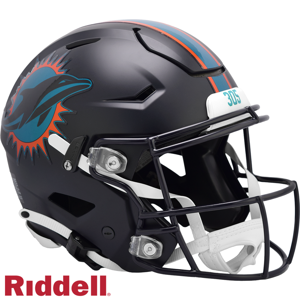 Miami Dolphins Helmet Riddell Authentic Full Size SpeedFlex Style Rivalry Alternate 2025 Special Order