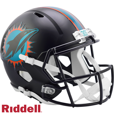 Miami Dolphins Helmet Riddell Replica Full Size Speed Style Rivalry Alternate 2025