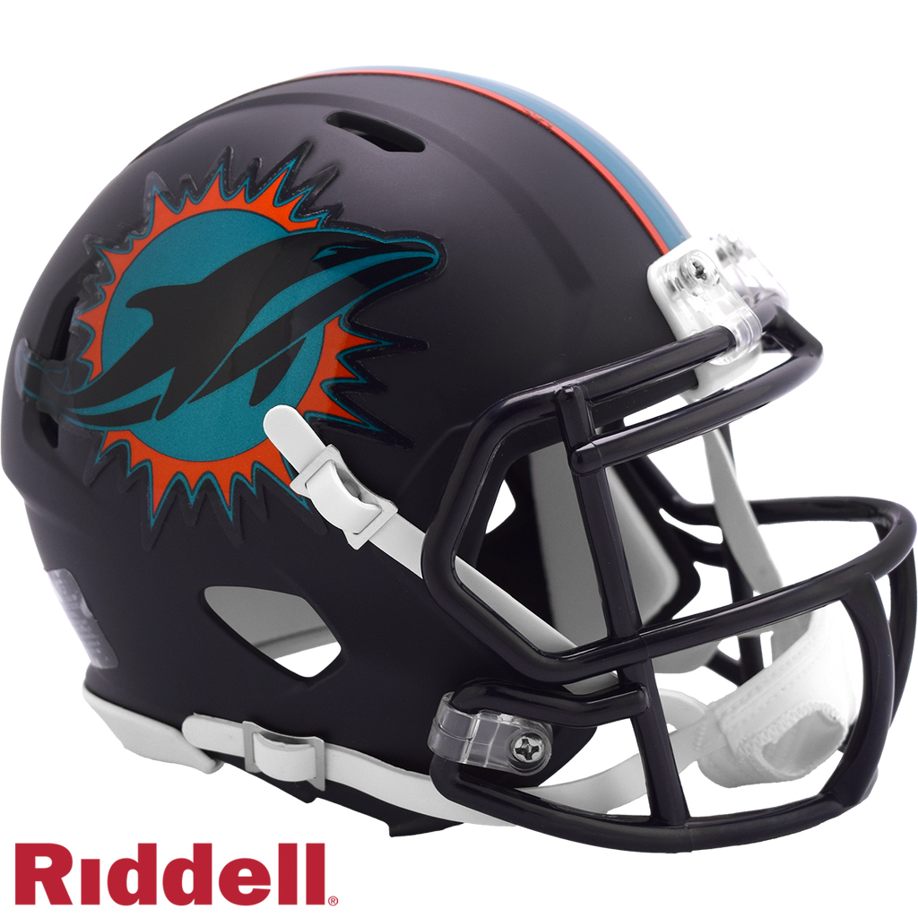 Miami Dolphins Helmet Riddell Replica Mini Speed Style Rivalry Alternate 2025 Periodic Restock