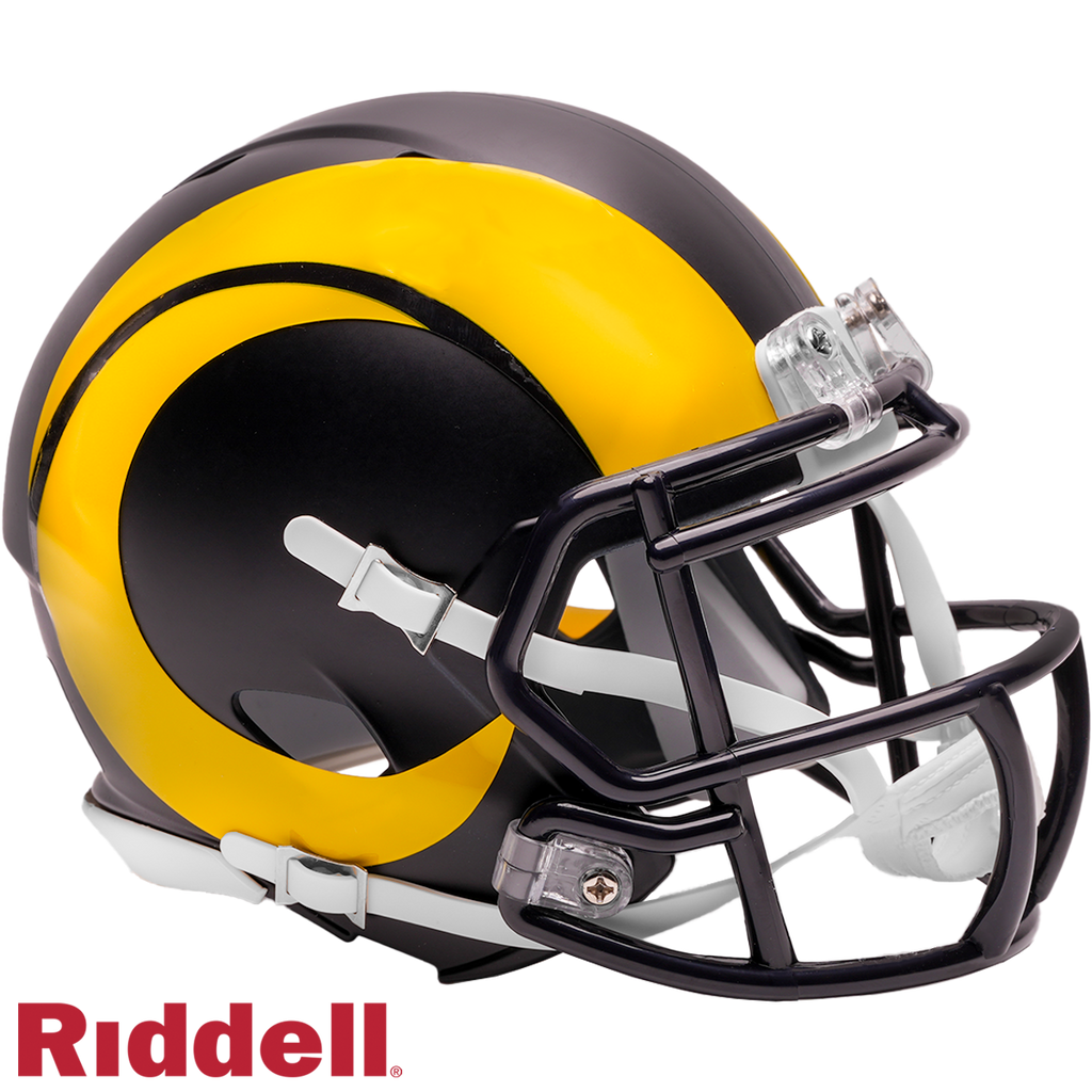 Los Angeles Rams Helmet Riddell Replica Mini Speed Style Rivalry Alternate 2025 Periodic Restock