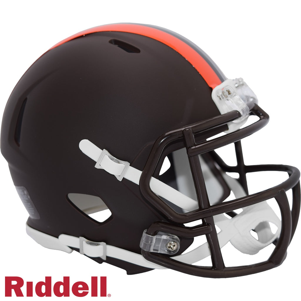 Cleveland Browns Helmet Riddell Replica Mini Speed Style On Field Alternate 2025 Periodic Restock