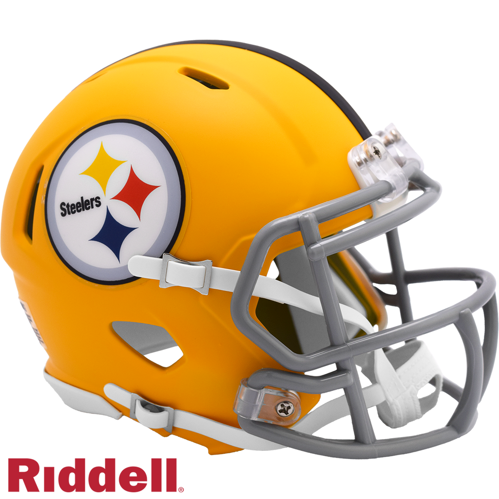 Pittsburgh Steelers Helmet Riddell Replica Mini Speed Style On Field Alternate 2025 Periodic Restock