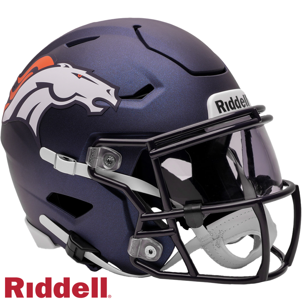 Denver Broncos Helmet Riddell Replica Mid Size MIDI SpeedFlex Style