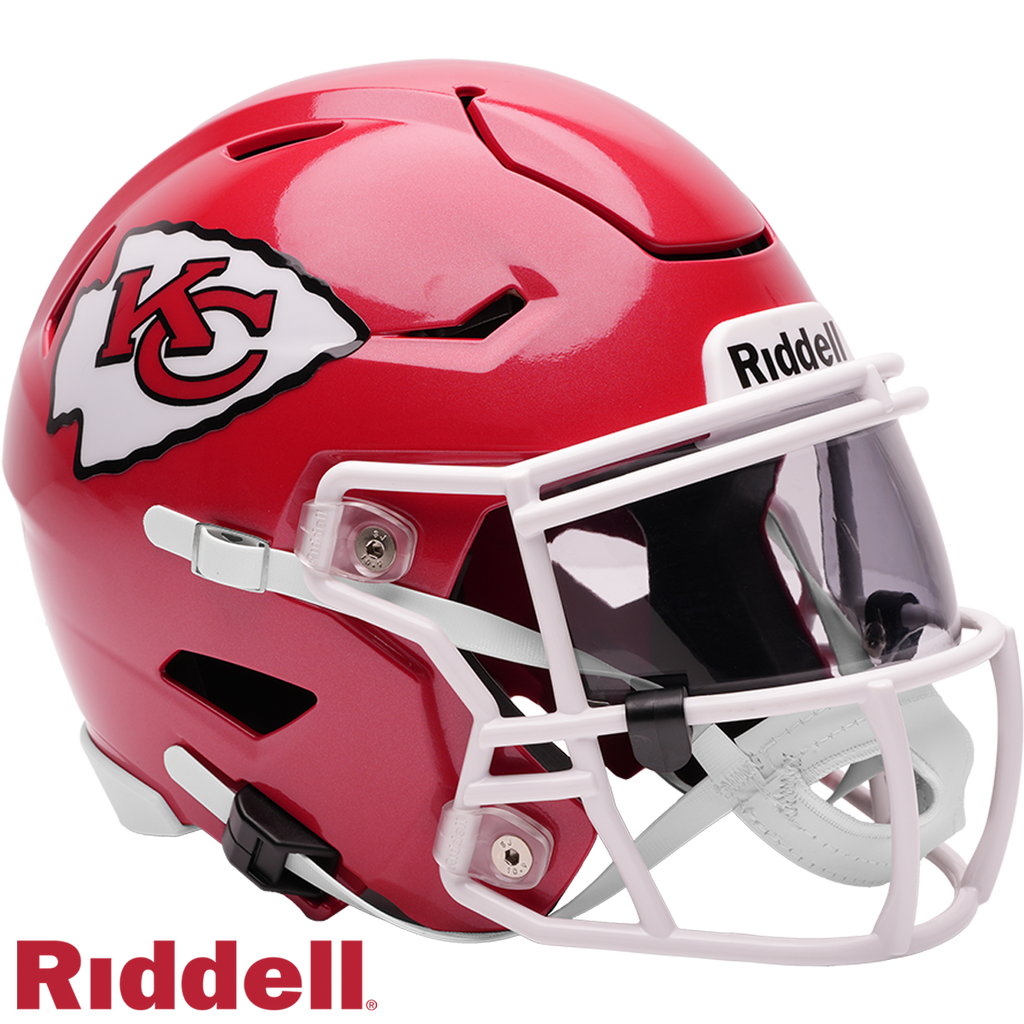 Kansas City Chiefs Helmet Riddell Replica Mid Size MIDI SpeedFlex Style