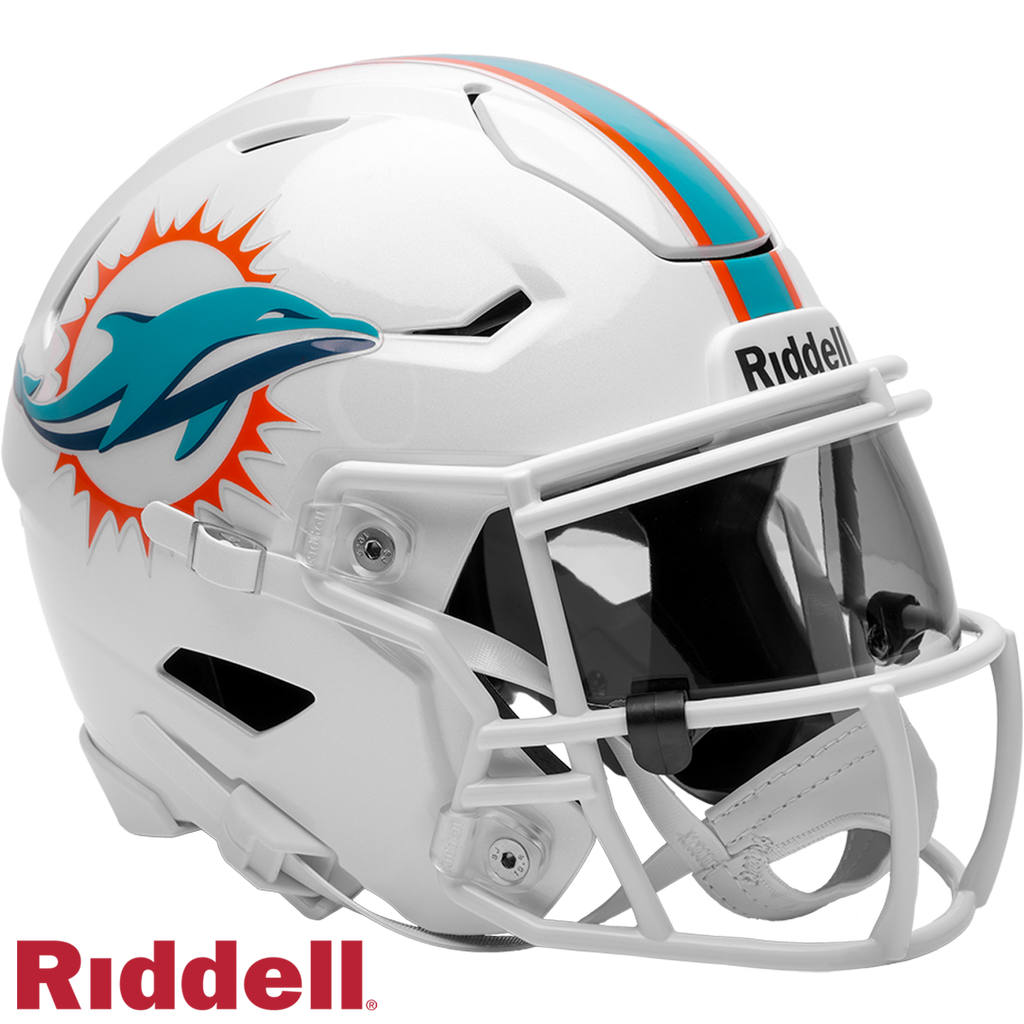 Miami Dolphins Helmet Riddell Replica Mid Size MIDI SpeedFlex Style