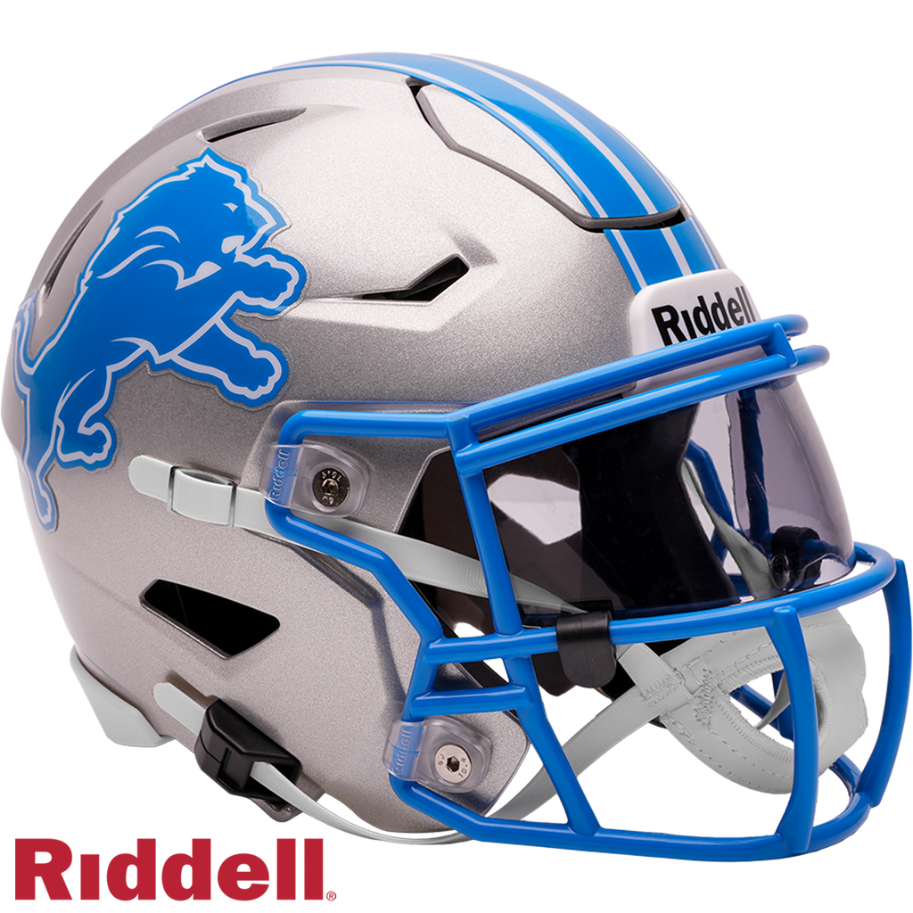 Detroit Lions Helmet Riddell Replica Mid Size MIDI SpeedFlex Style