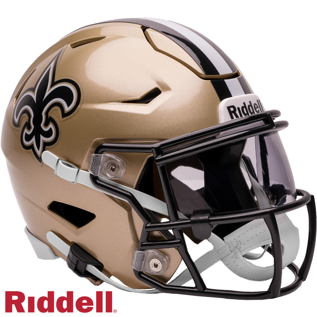 New Orleans Saints Helmet Riddell Replica Mid Size MIDI SpeedFlex Style