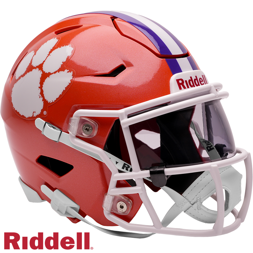 Clemson Tigers Helmet Riddell Replica Mid Size MIDI SpeedFlex Style