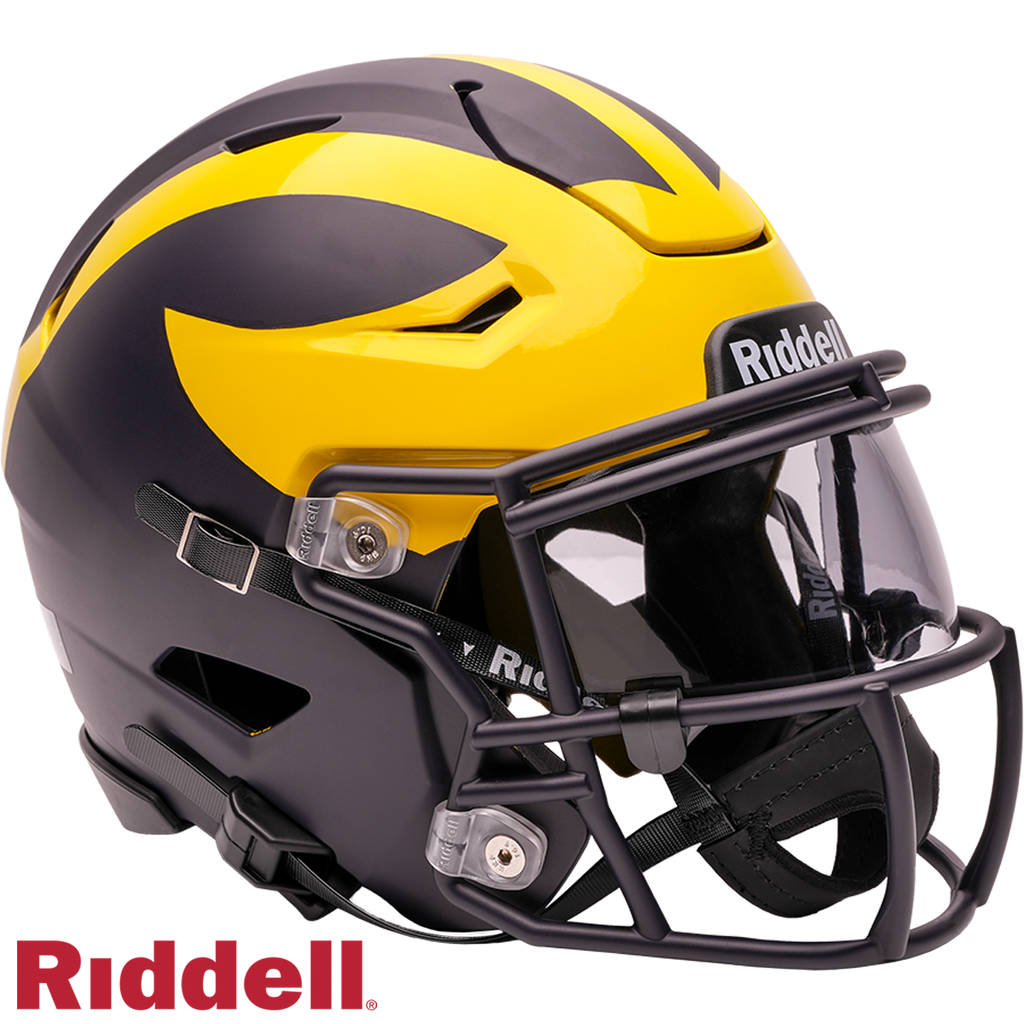 Michigan Wolverines Helmet Riddell Replica Mid Size MIDI SpeedFlex Style