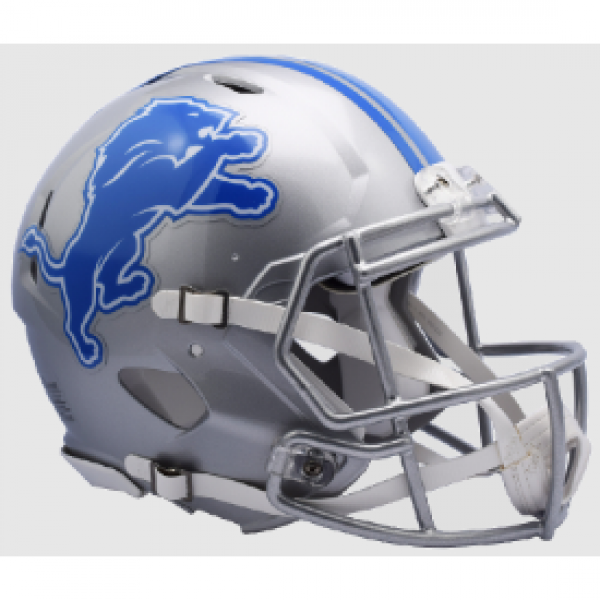 Detroit Lions Helmet Riddell Authentic Full Size Speed Style 2017 2023 Throwback