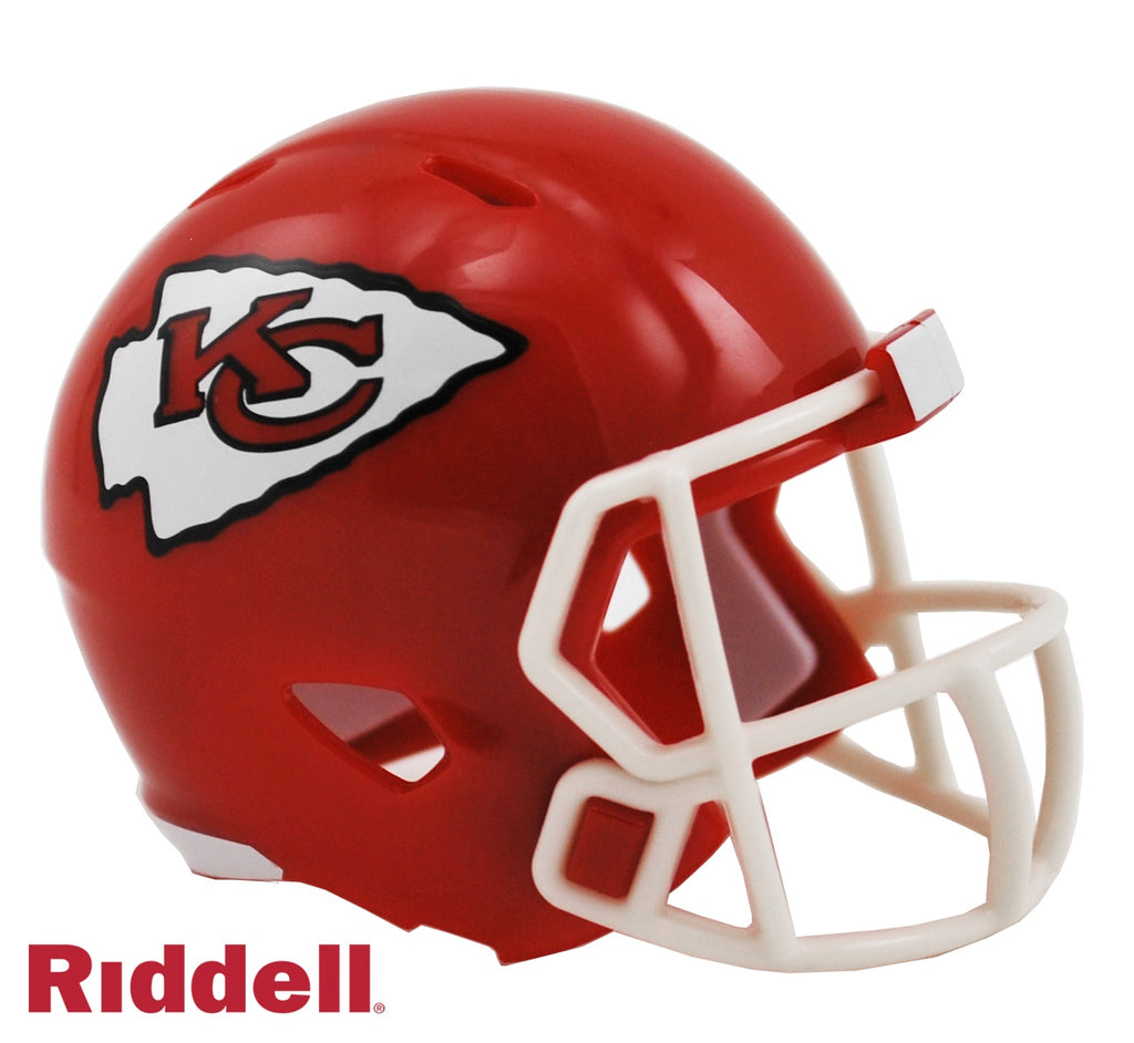 Kansas City Chiefs Helmet Riddell Pocket Pro Speed Style