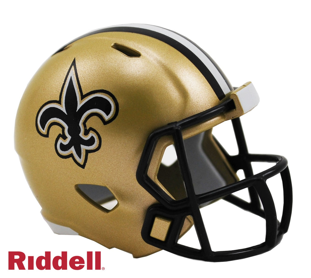 New Orleans Saints Helmet Riddell Pocket Pro Speed Style
