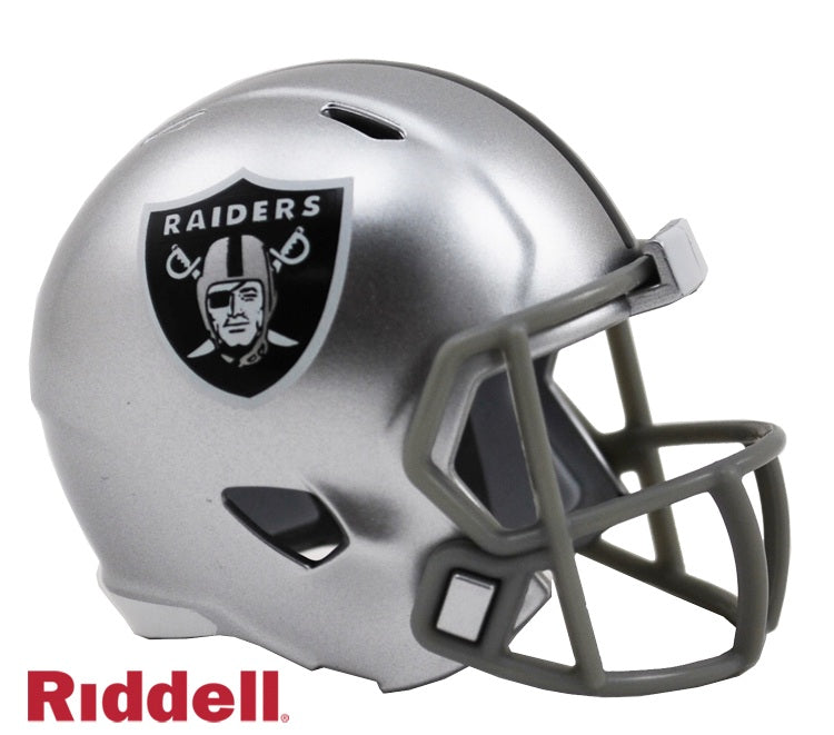 Las Vegas Raiders Helmet Riddell Pocket Pro Speed Style