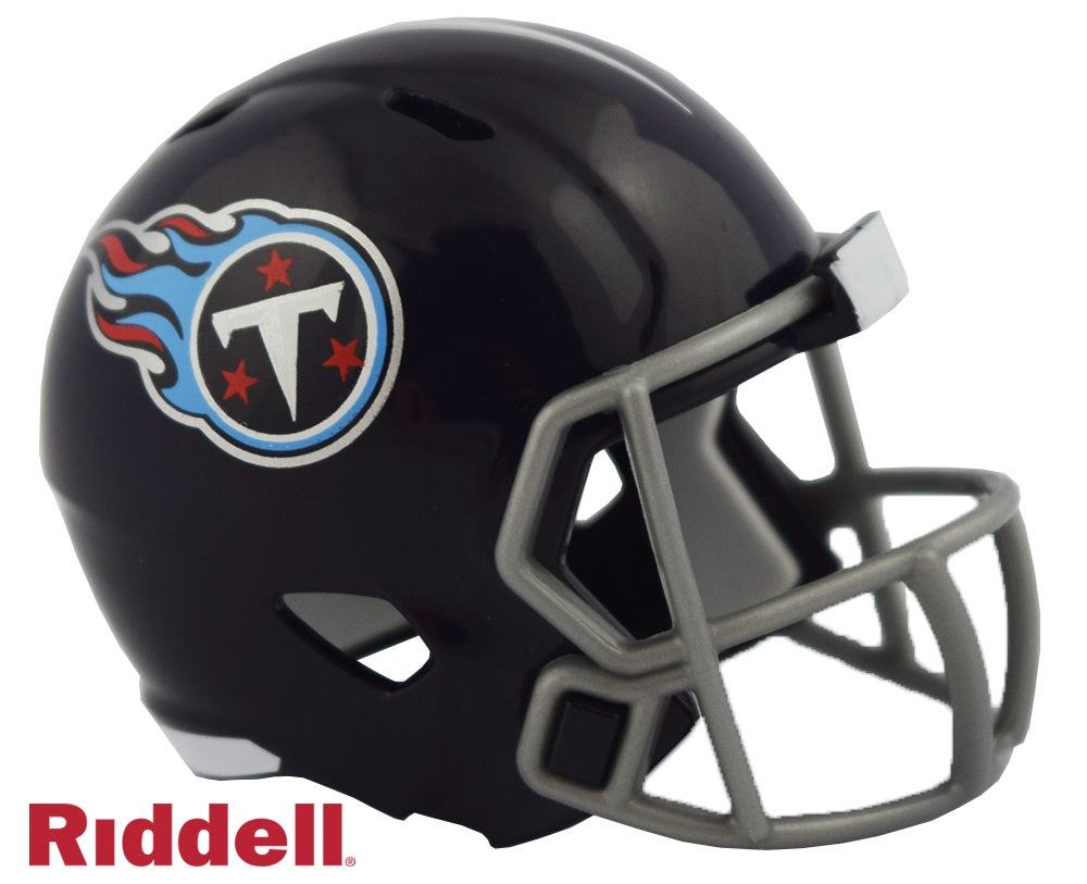 Tennessee Titans Helmet Riddell Pocket Pro Speed Style 2018 2025 T/B
