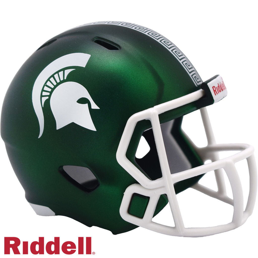 Michigan State Spartans Helmet Riddell Pocket Pro Speed Style Periodic Restock
