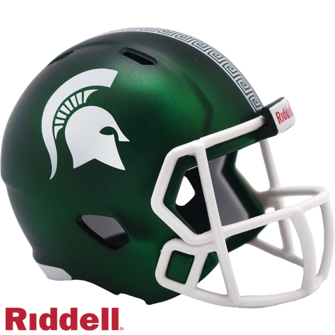 Michigan State Spartans Helmet Riddell Pocket Pro Speed Style Periodic Restock