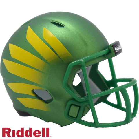 Oregon Ducks Helmet Riddell Pocket Pro Speed Style Green Wing Periodic Restock
