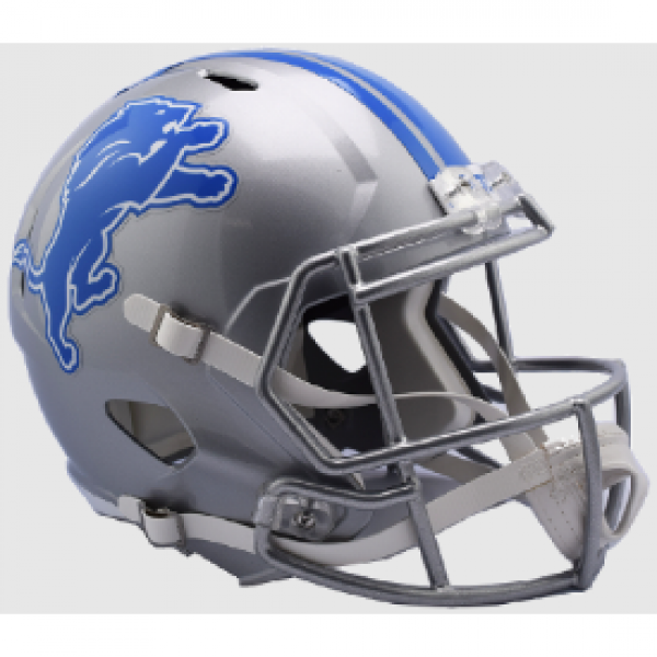 Detroit Lions Helmet Riddell Replica Full Size Speed Style 2017 2023 Throwback