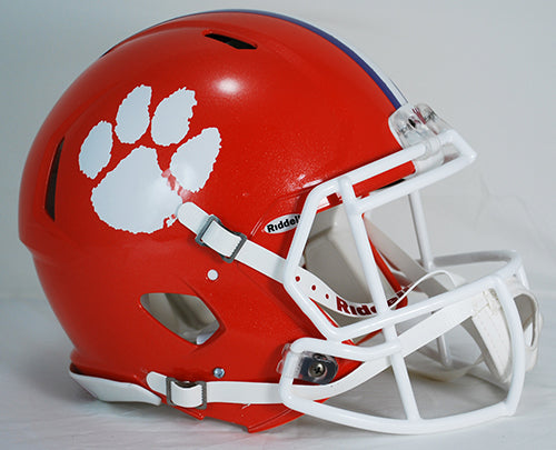Clemson Tigers Helmet Riddell Authentic Full Size Speed Style Special Order