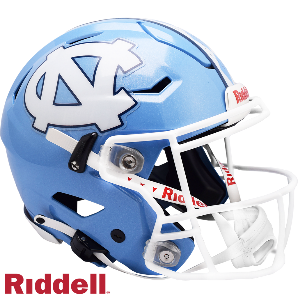 North Carolina Tar Heels Helmet Riddell Authentic Full Size SpeedFlex Style Argyle Stripe Special Order