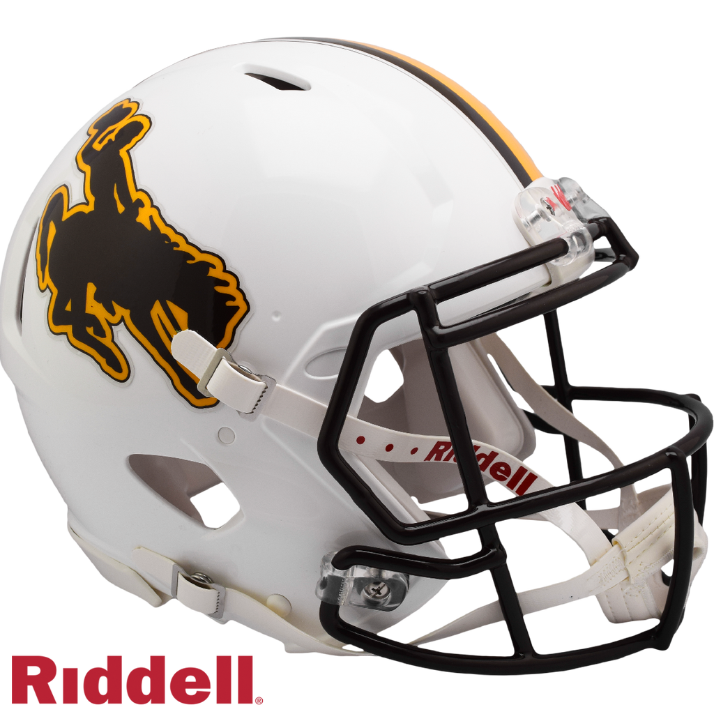 Wyoming Cowboys Helmet Riddell Full Size Speed Style Special Order