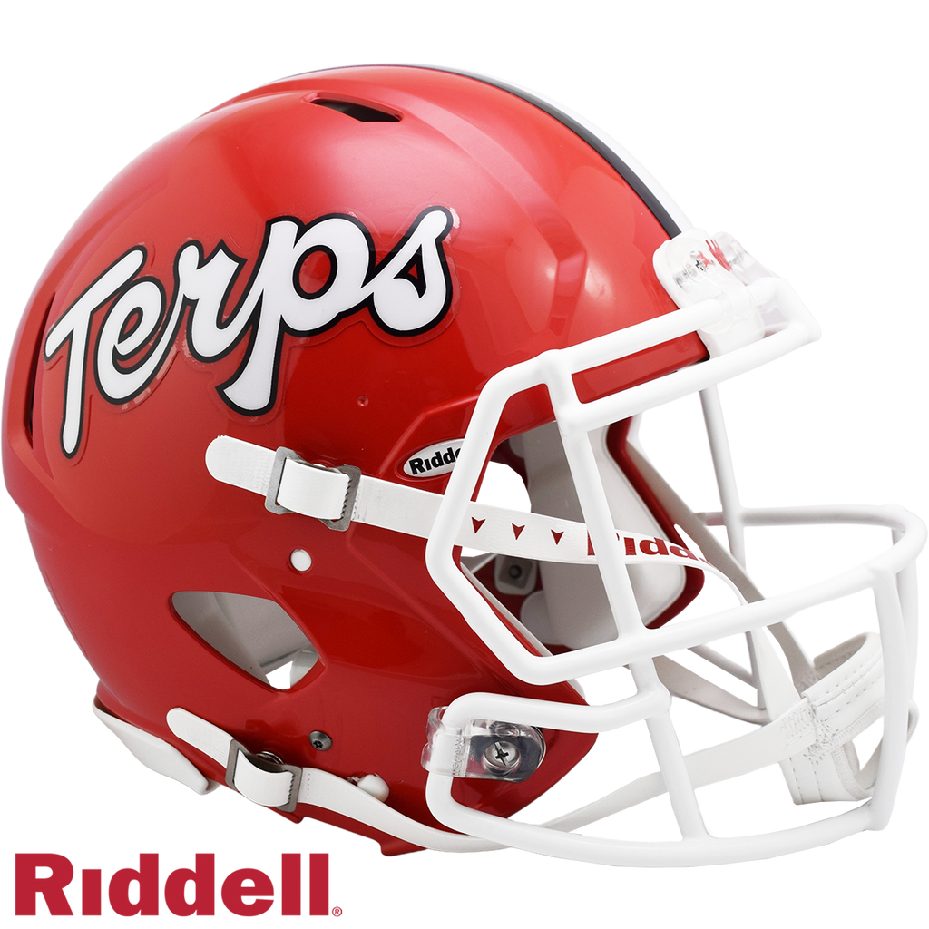 Maryland Terrapins Helmet Riddell Authentic Full Size Speed Style Script Special Order