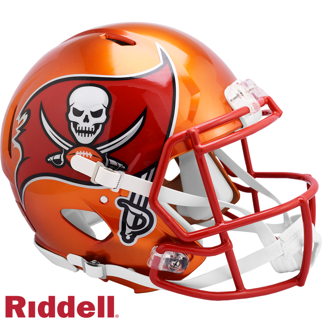 Tampa Bay Buccaneers Helmet Riddell Authentic Full Size Speed Style FLASH Alternate