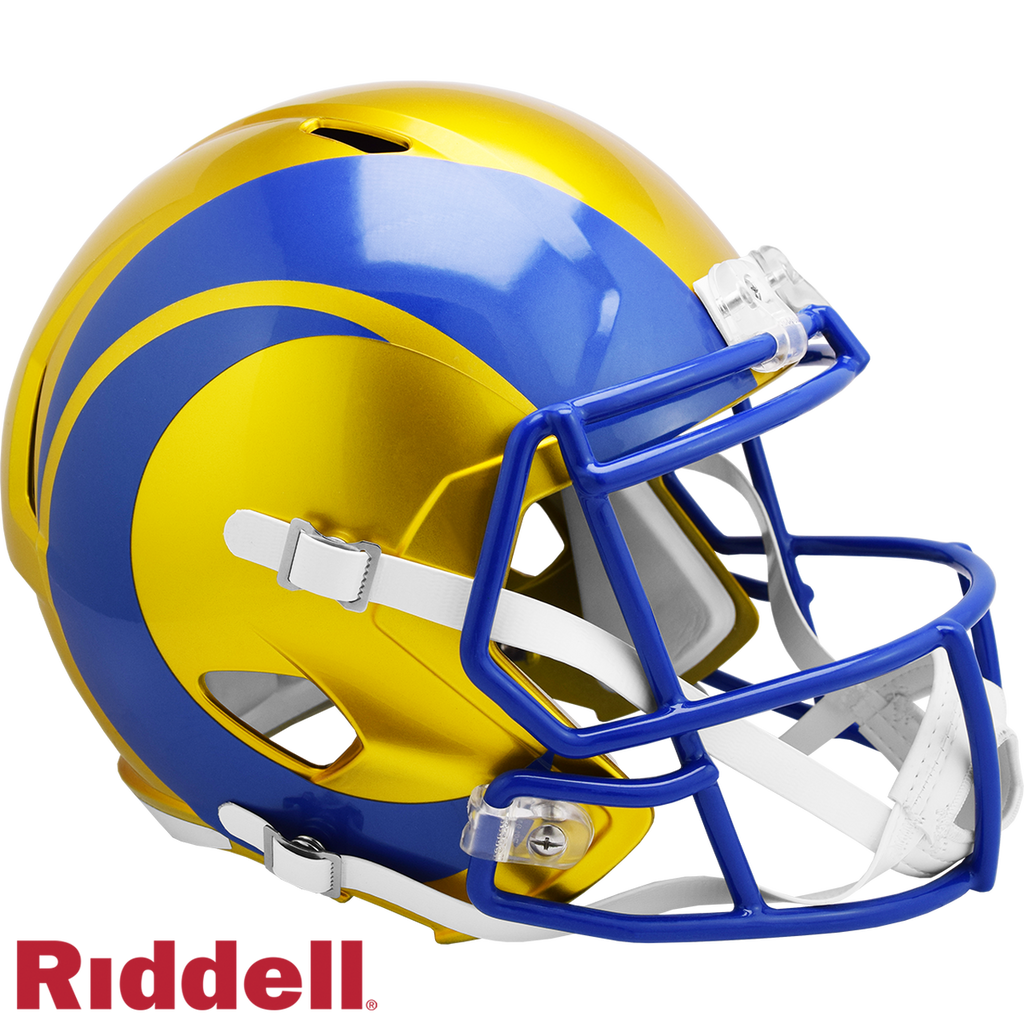 Los Angeles Rams Helmet Riddell-Replica Full Size Speed Style FLASH Alternate