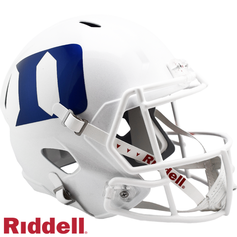 Duke Blue Devils Helmet Riddell Replica Full Size Speed Style White Special Order