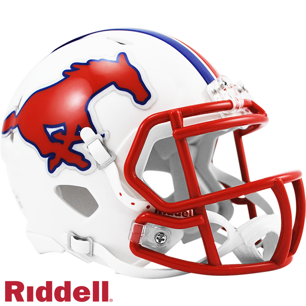 Southern Methodist University Mustangs Helmet Riddell Replica Mini Speed Style