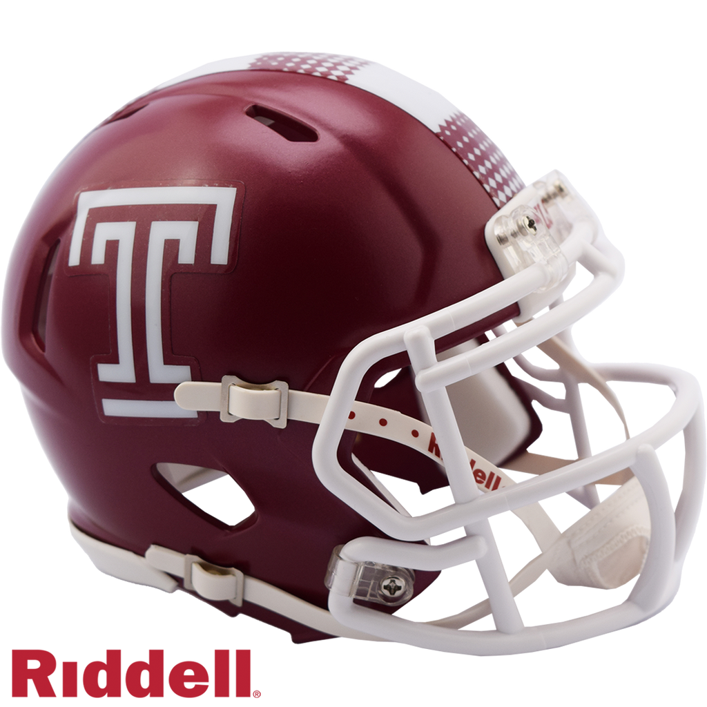 Temple University Owls Helmet Riddell Replica Mini Speed Style