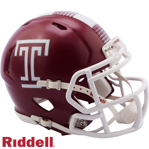 Temple University Owls Helmet Riddell Replica Mini Speed Style