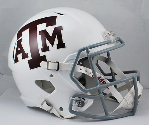 Texas A&M Aggies Deluxe Replica Speed Helmet White Special Order
