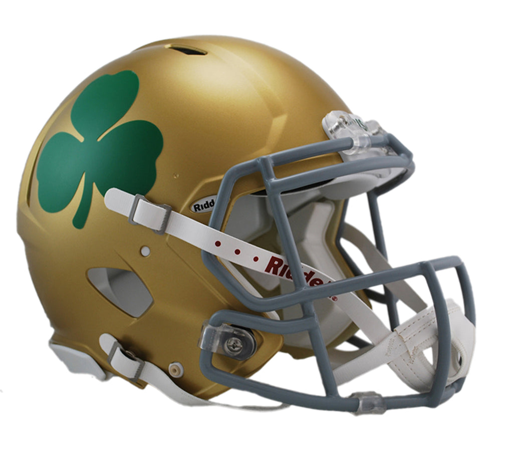 Notre Dame Fighting Irish Helmet Riddell Replica Full Size Speed Style 2016 Shamrock Special Order