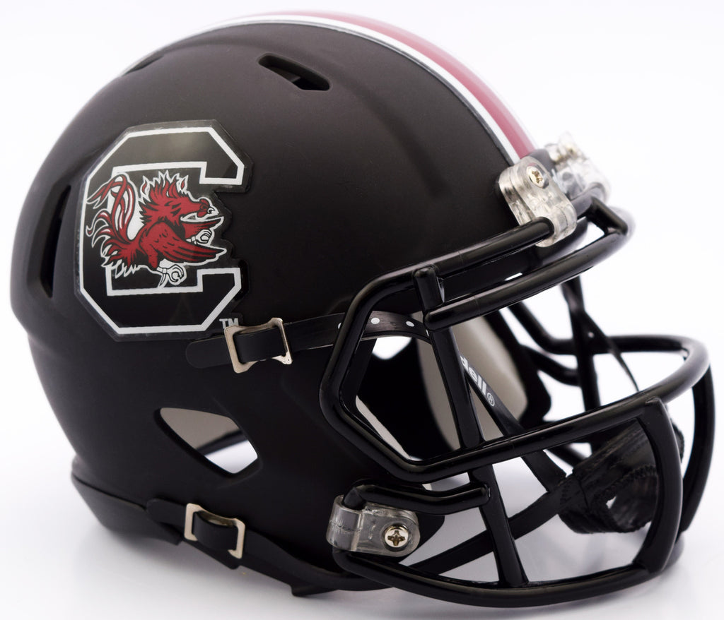 South Carolina Gamecocks Helmet Riddell Replica Mini Speed Style Matte Black