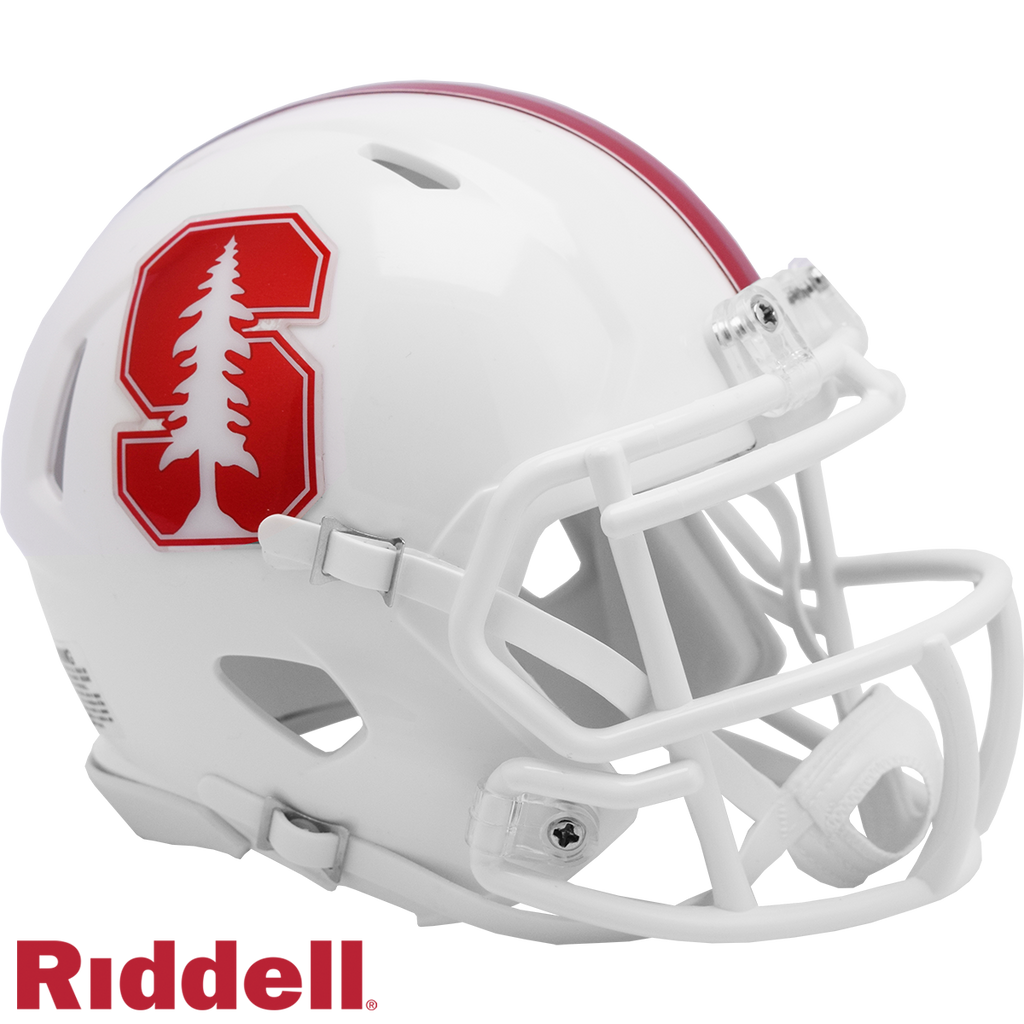 Stanford Cardinals Helmet Riddell Replica Mini Speed Style White