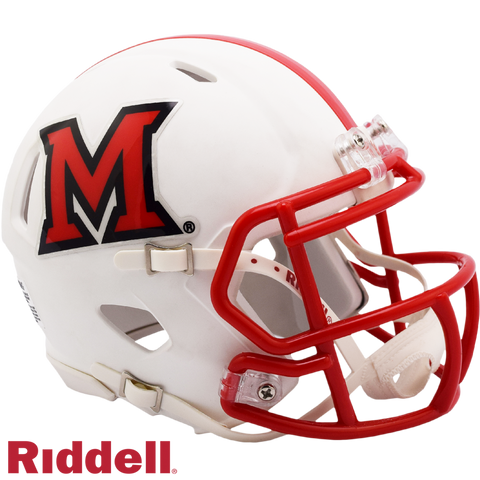 Miami Of Ohio Redhawks Helmet Riddell Replica Mini Speed Style