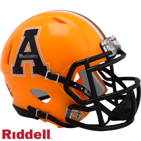 Appalachian State Mountaineers Helmet Riddell Replica Mini Speed Style Gold