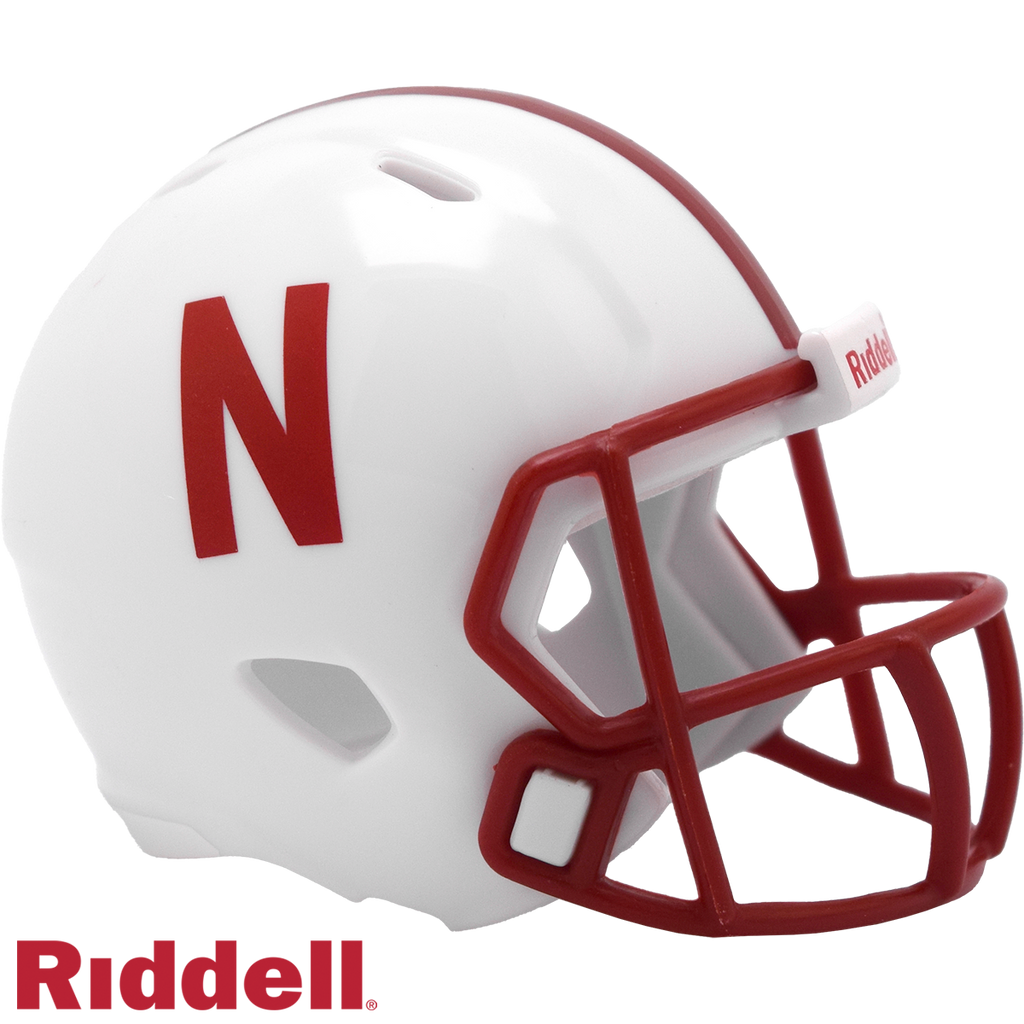 Nebraska Cornhuskers Helmet Riddell Pocket Pro Speed Style Periodic Restock