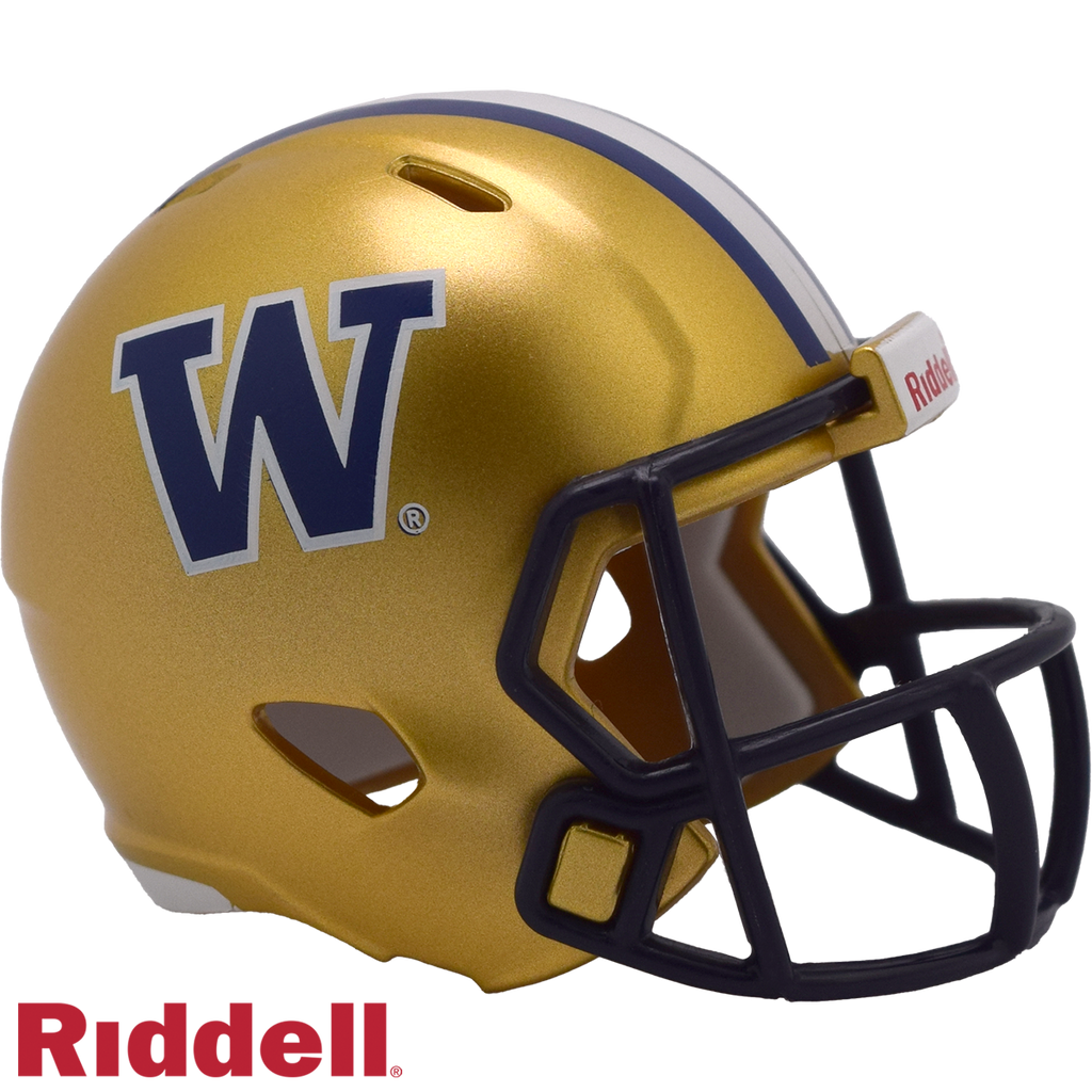 Washington Huskies Helmet Riddell Pocket Pro Speed Style Periodic Restock