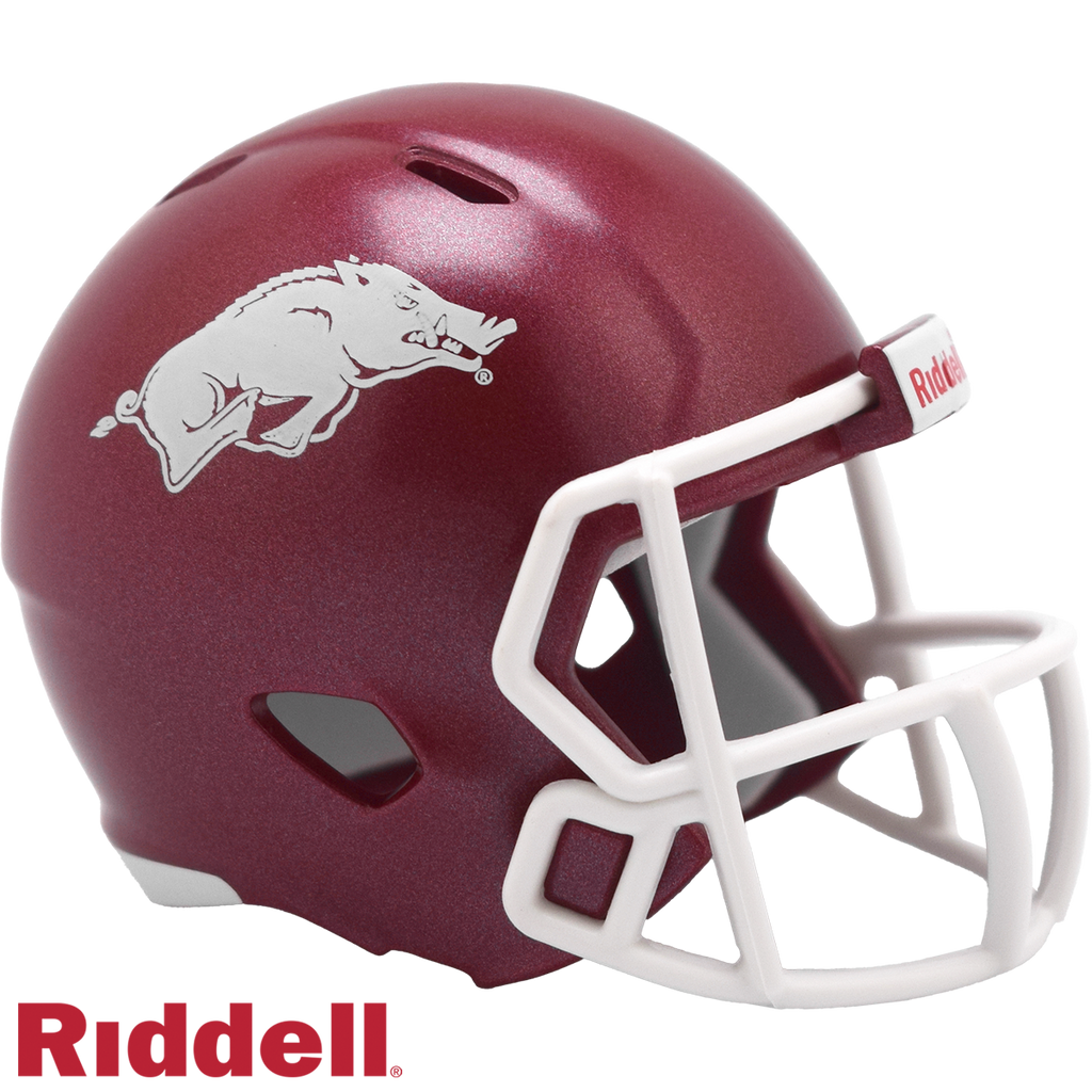 Arkansas Razorbacks Helmet Riddell Pocket Pro Speed Style Periodic Restock