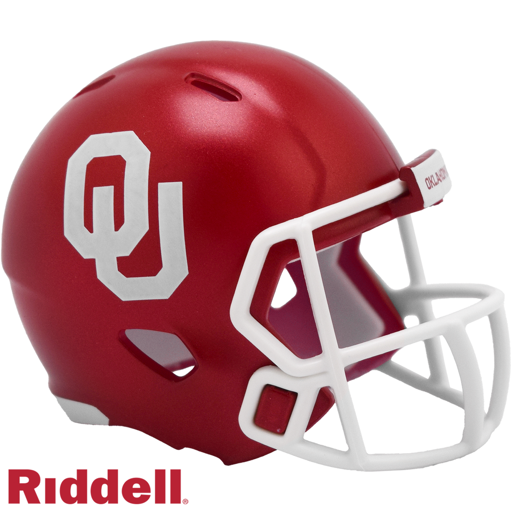 Oklahoma Sooners Helmet Riddell Pocket Pro Speed Style Periodic Restock