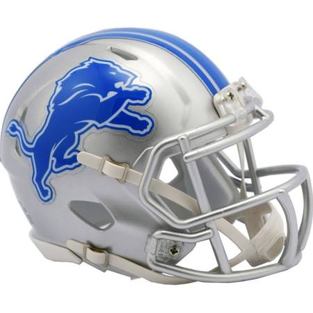 Detroit Lions Helmet Riddell Replica Mini Speed Style 2017 2023 Throwback