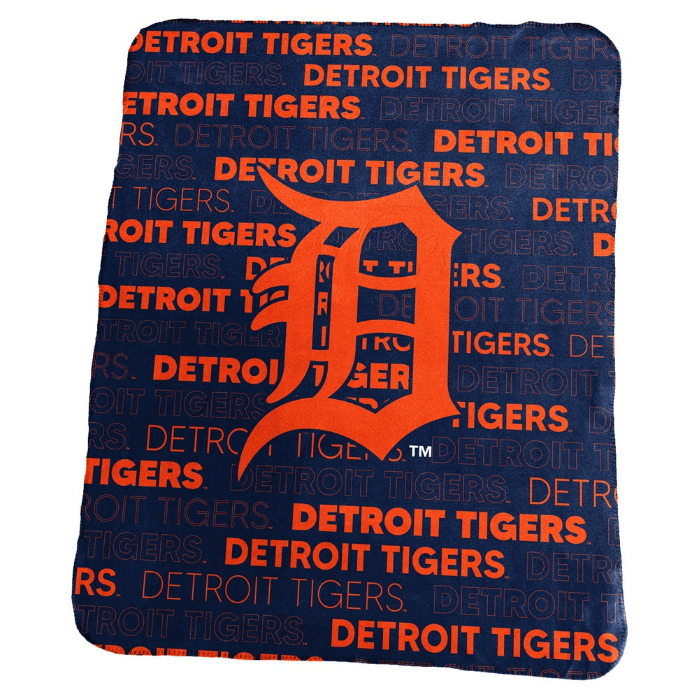 Detroit Tigers Blanket 50x60 Fleece Classic