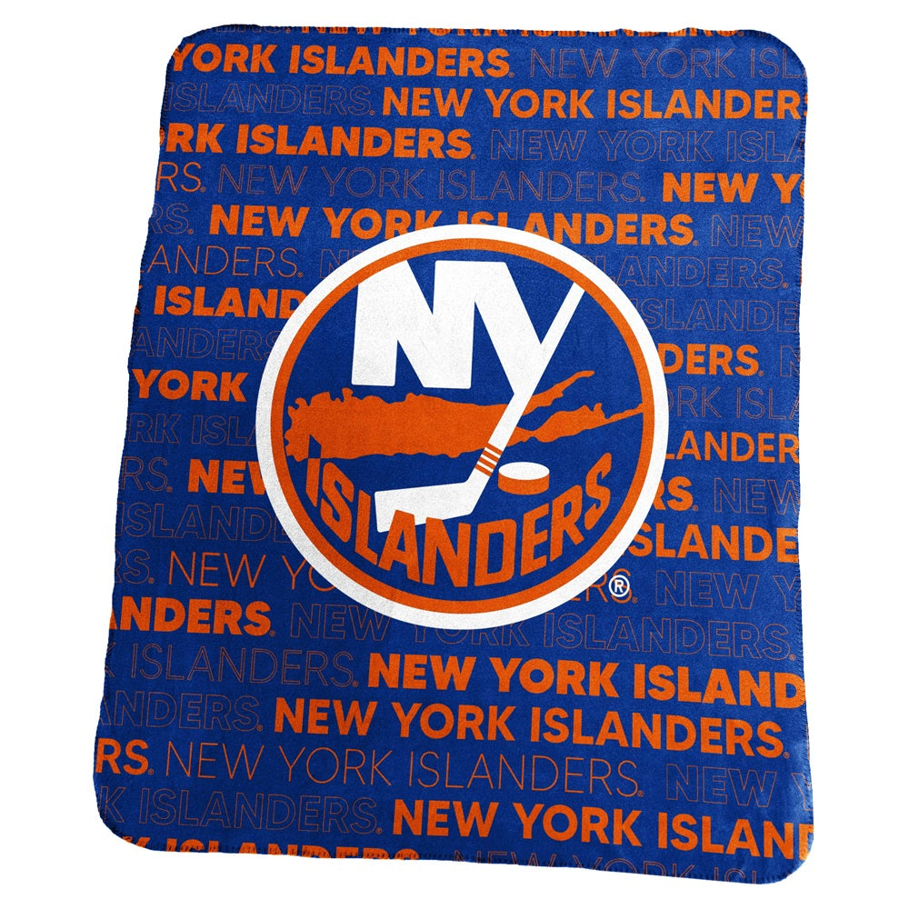 New York Islanders Blanket 50x60 Fleece Classic