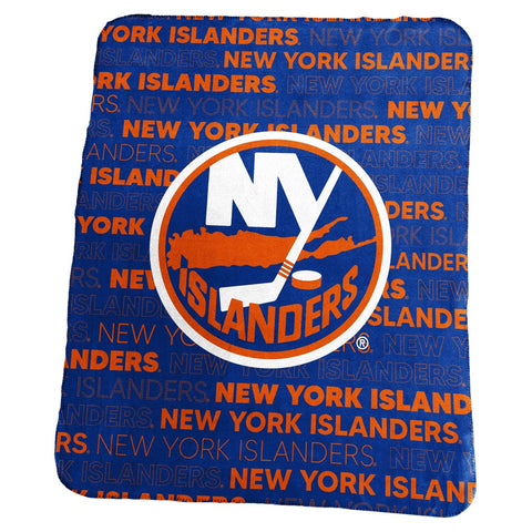 New York Islanders Blanket 50x60 Fleece Classic