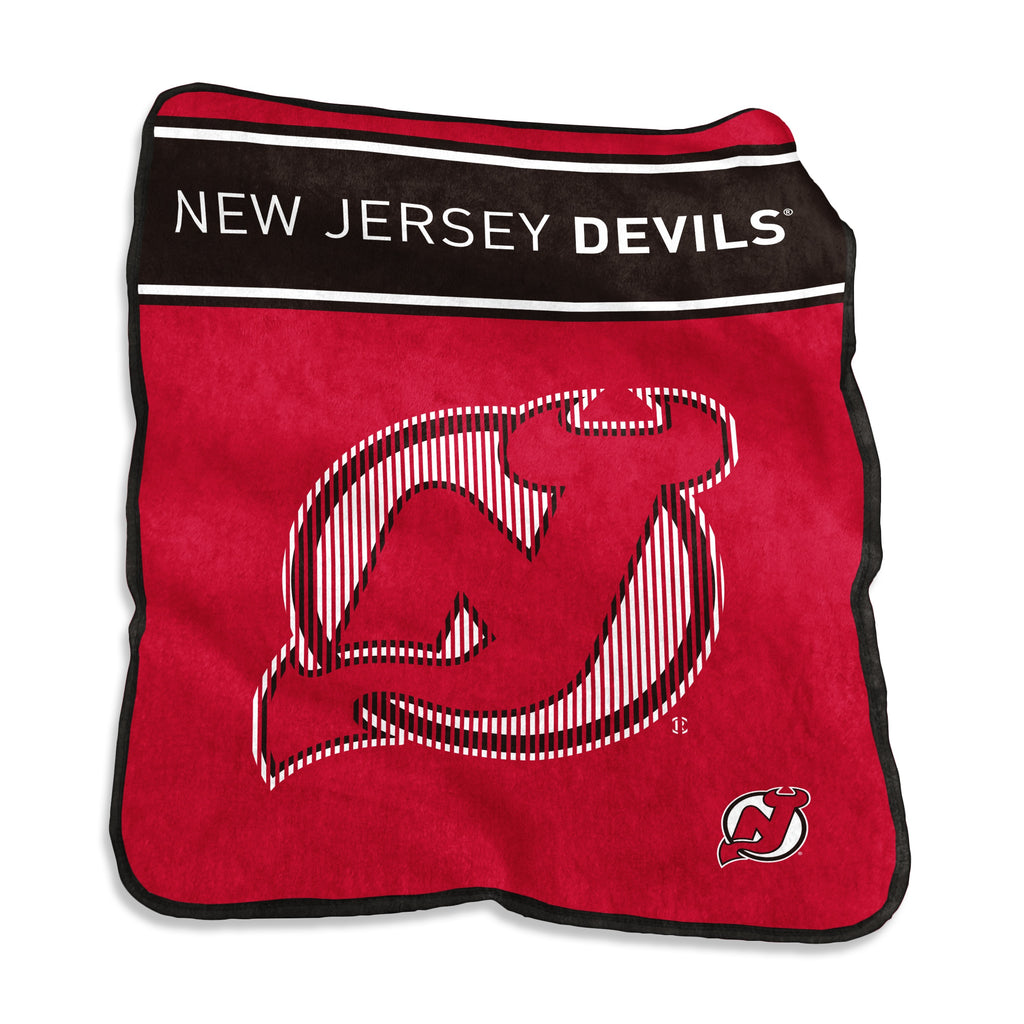 New Jersey Devils Blanket 60x80 Raschel Throw