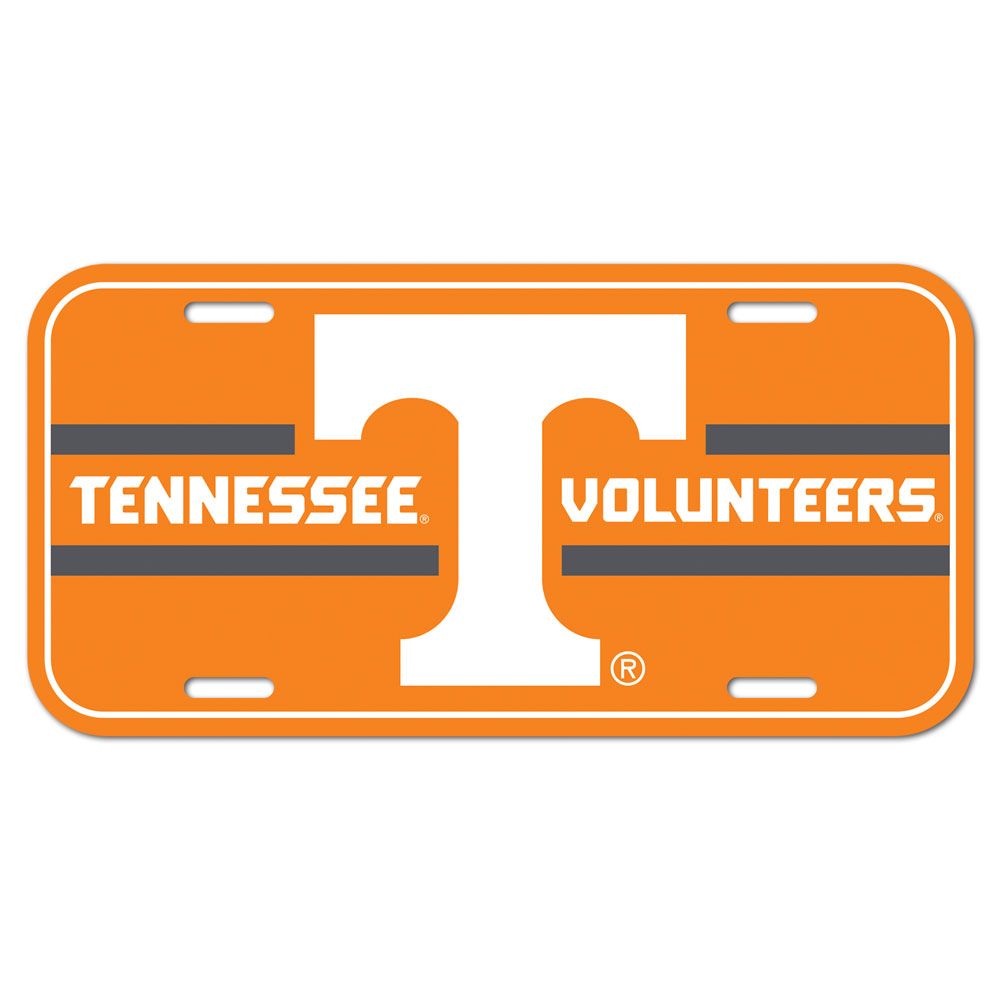 Tennessee Volunteers License Plate Plastic